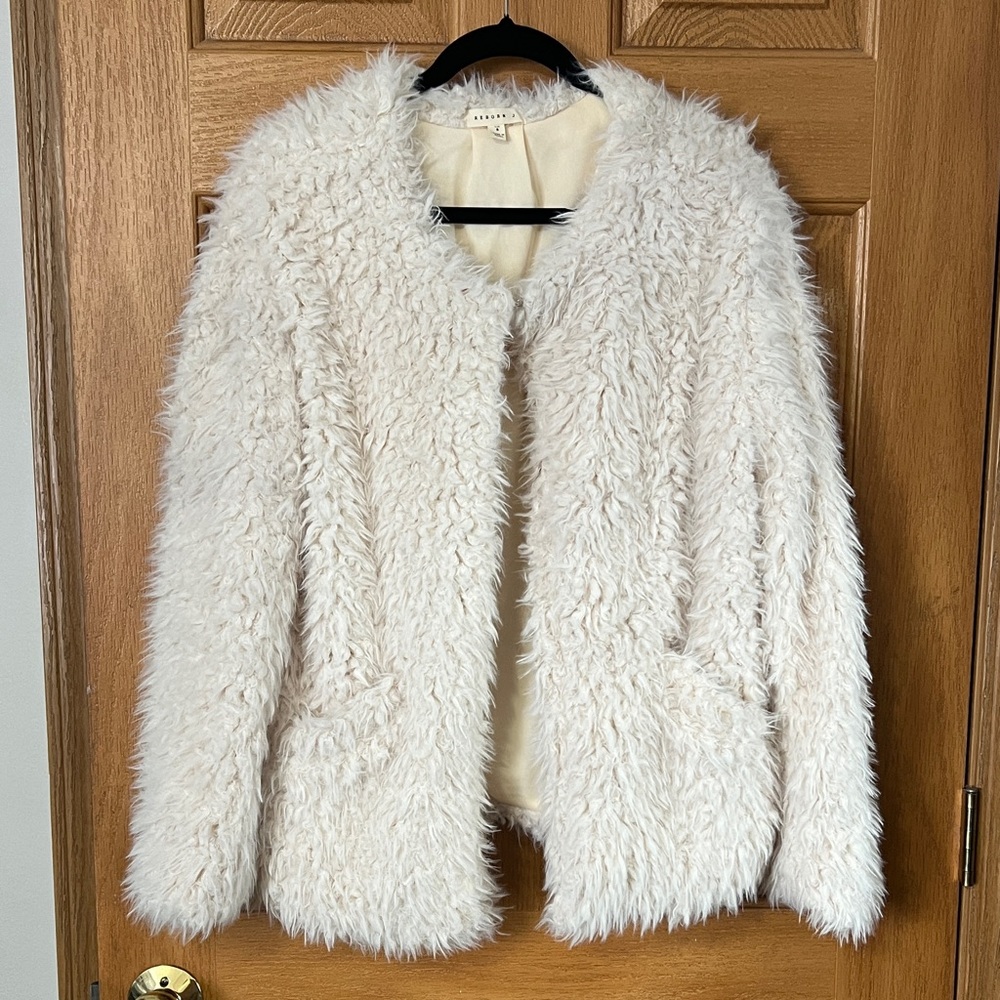 Reborn J Cream Teddy Jacket
